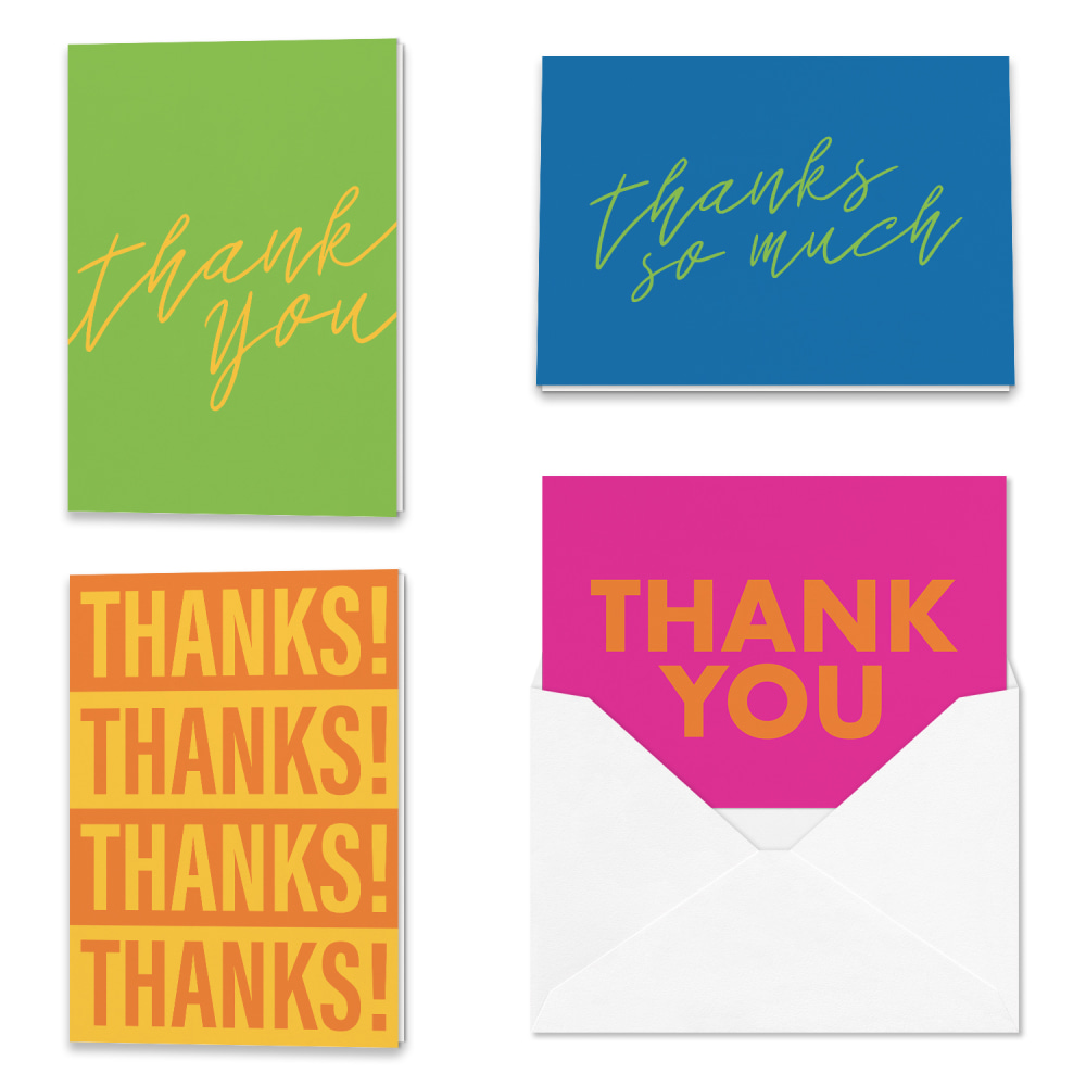 All Occasion Thank You "Bold Words" Greeting Card
