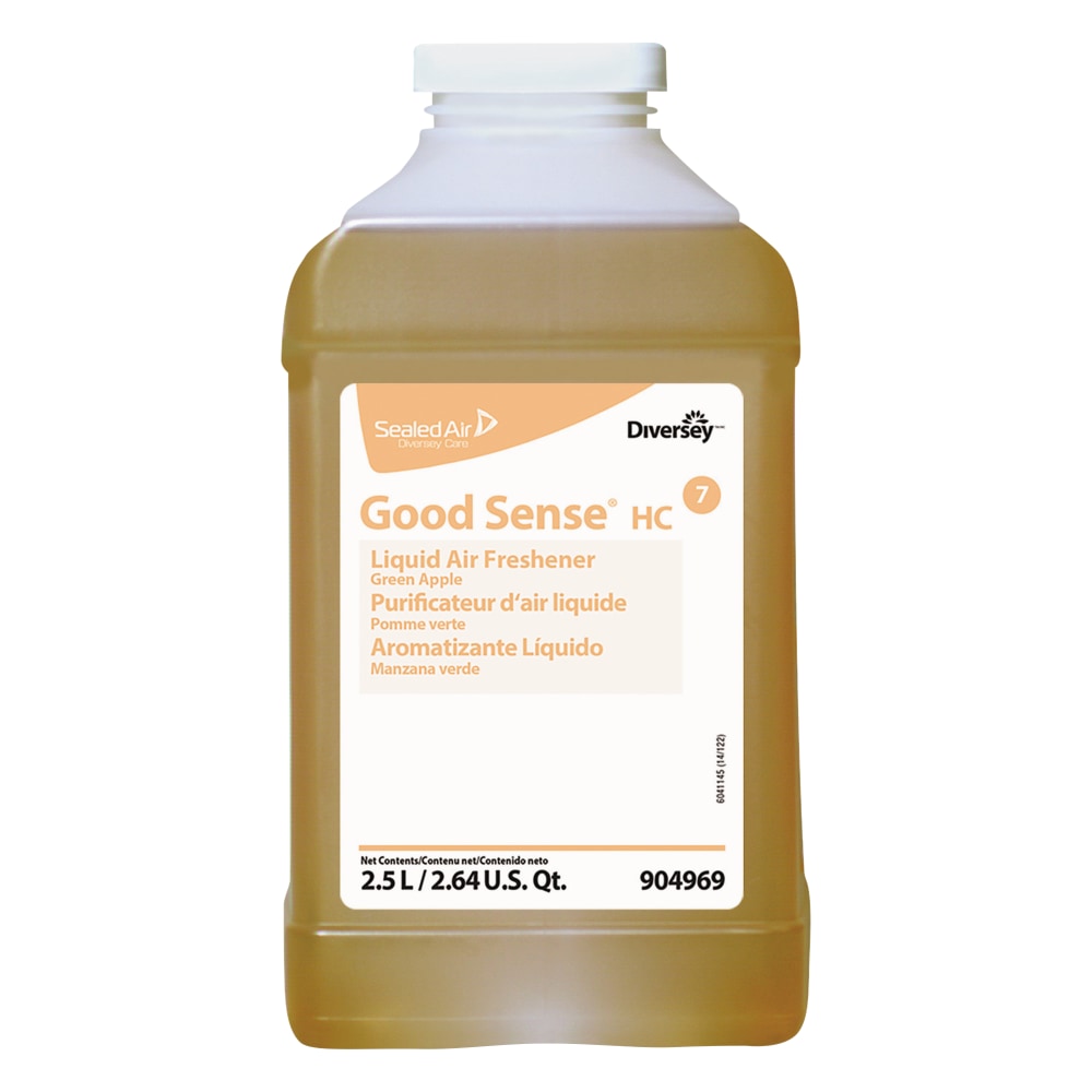 Diversey Good Sense Liquid Odor Counteractant, Apple Scent,