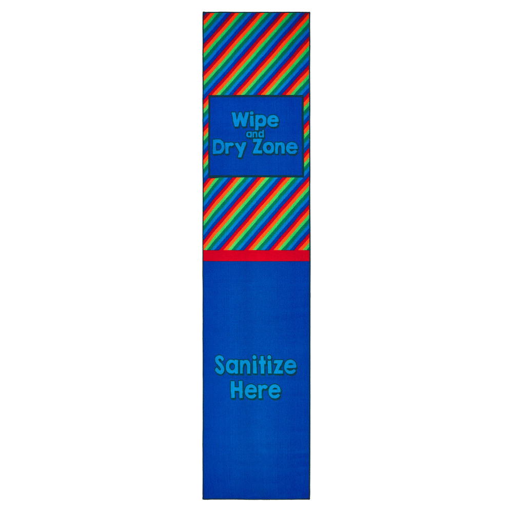 Carpets for Kids® KID$Value Rugs™ Rainbow Striped Sanitize