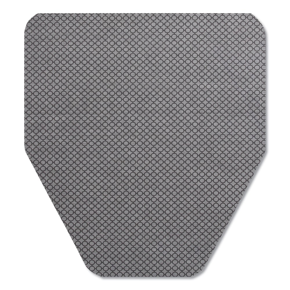 TOLCO® Komodo Urinal Mat, 18 x 20, Gray,
