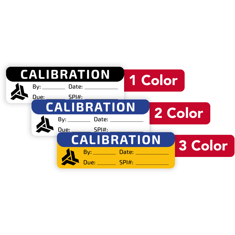 1, 2 Or 3 Color Custom Printed Labels