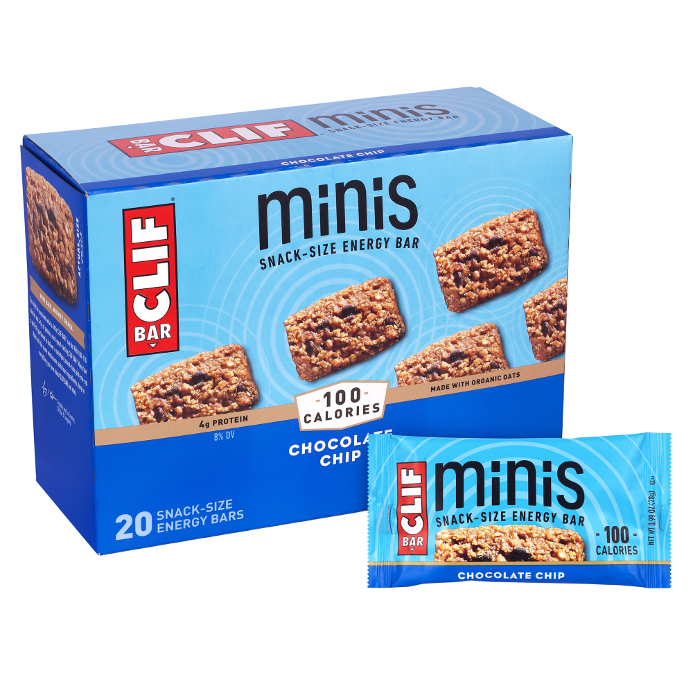 Clif Chocolate Chip Minis, 0.99 Oz, Pack Of