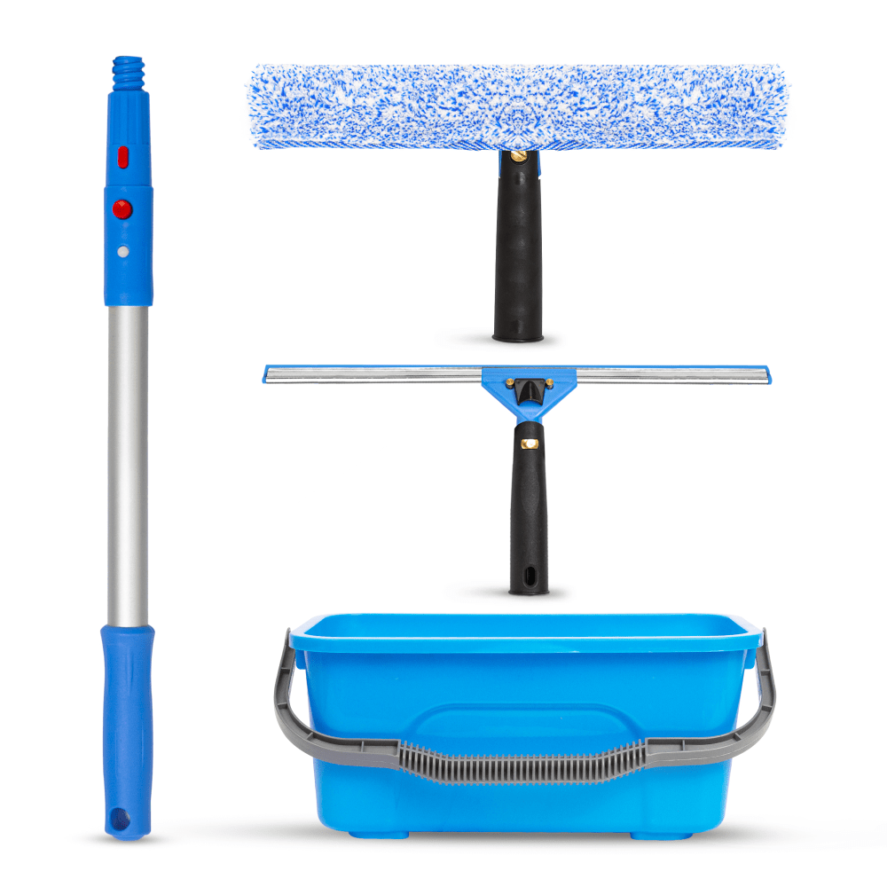 Gritt Commercial Pro Cleaning Kit With Squeegee, Washer,