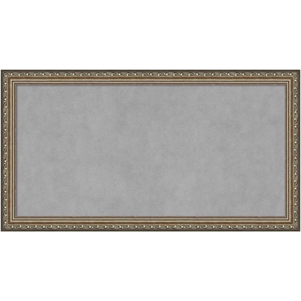 Amanti Art Magnetic Bulletin Board, Steel/Aluminum, 26" x