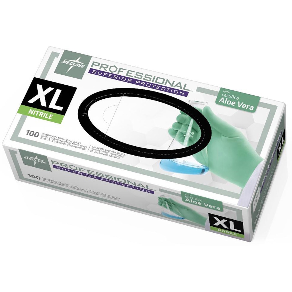 Medline Professional Series Aloetouch Gloves - 5.9 mil