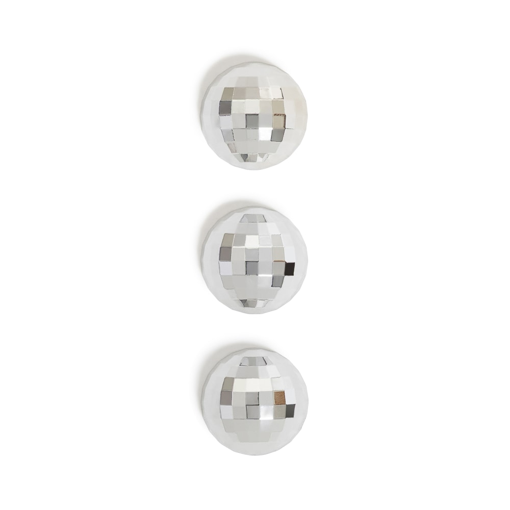 U Brands® Disco Ball Locker Magnets, 1-7/16”H x