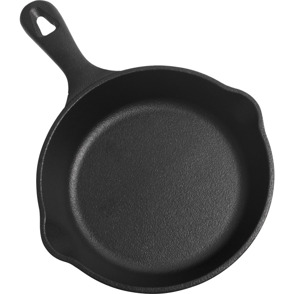 Commercial Chef Cast Iron Sauté Skillet, 6-1/2", Black