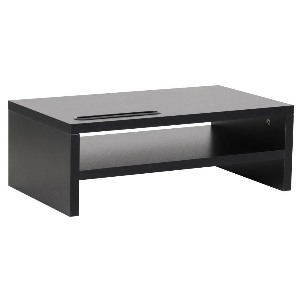 Mind Reader Monitor Stand With Phone Slot And