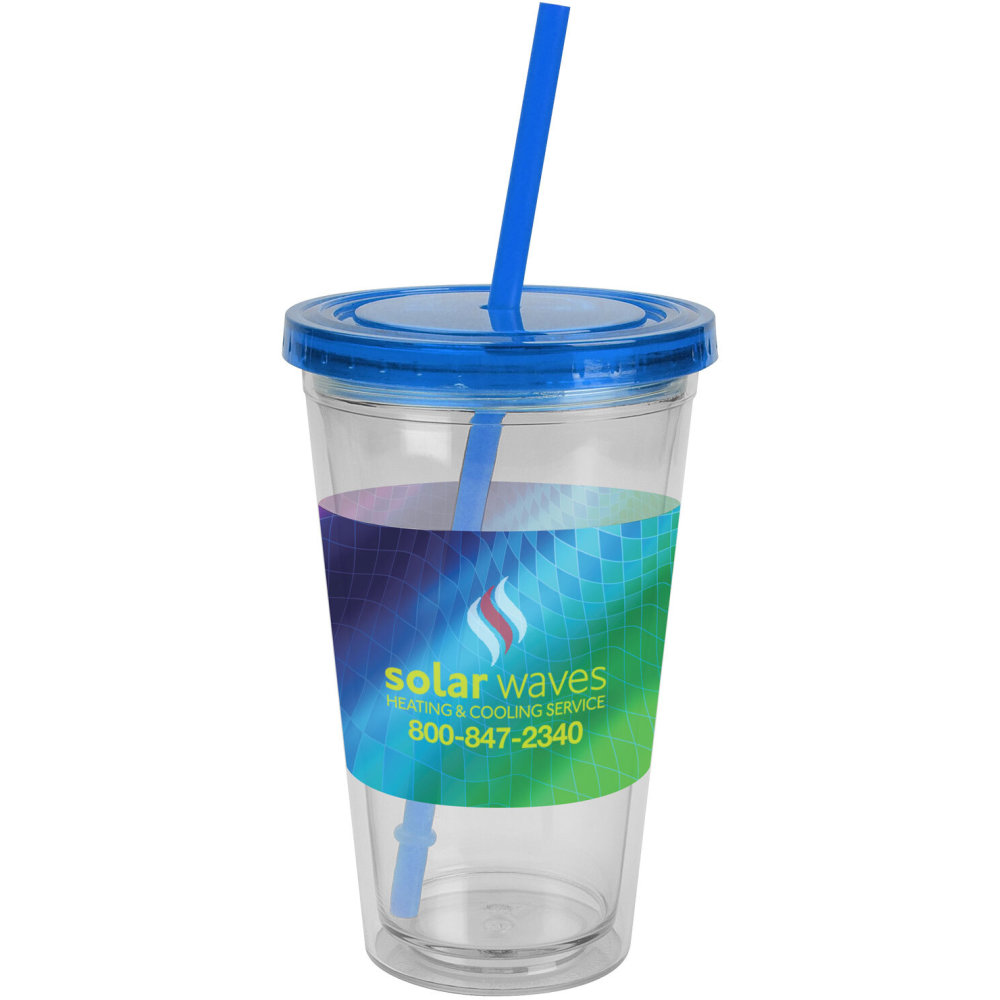 Custom Full Color Tumbler, 16 Oz