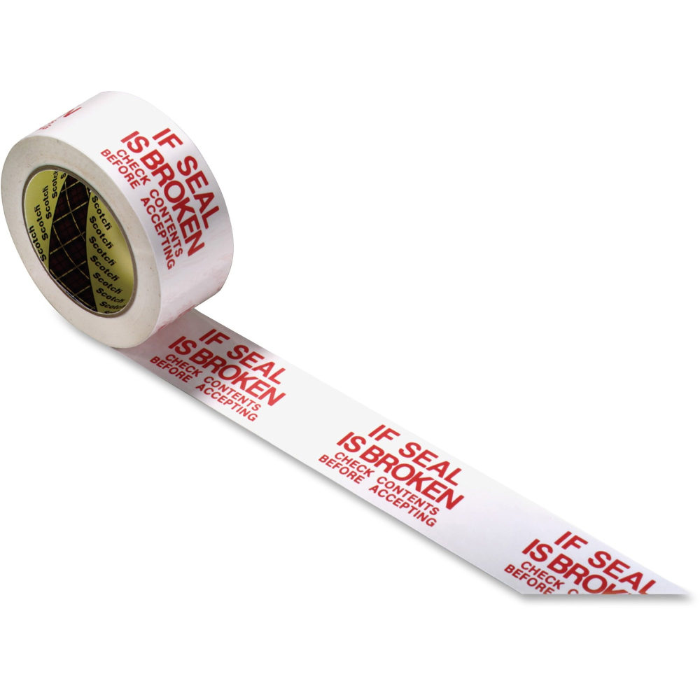 Scotch Preprinted Message Seal Broken Tape - 109.36