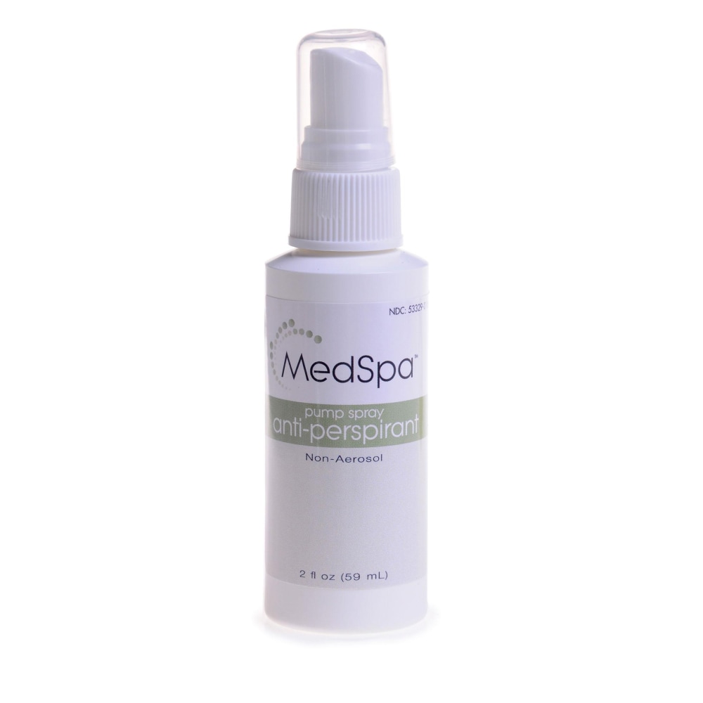 Medline MedSpa Pump Spray Unscented Antiperspirants/Deodorants, 2