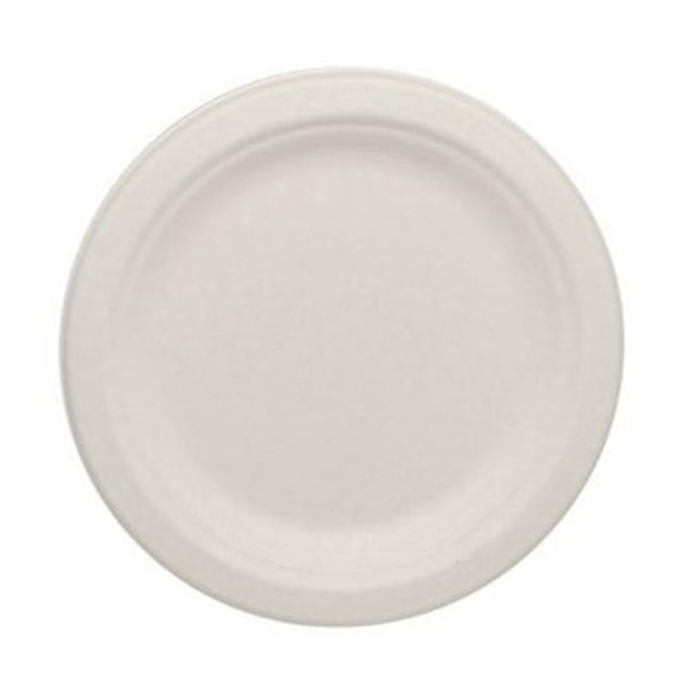 Karat Earth 6" Round Bagasse Plates, Natural, Set