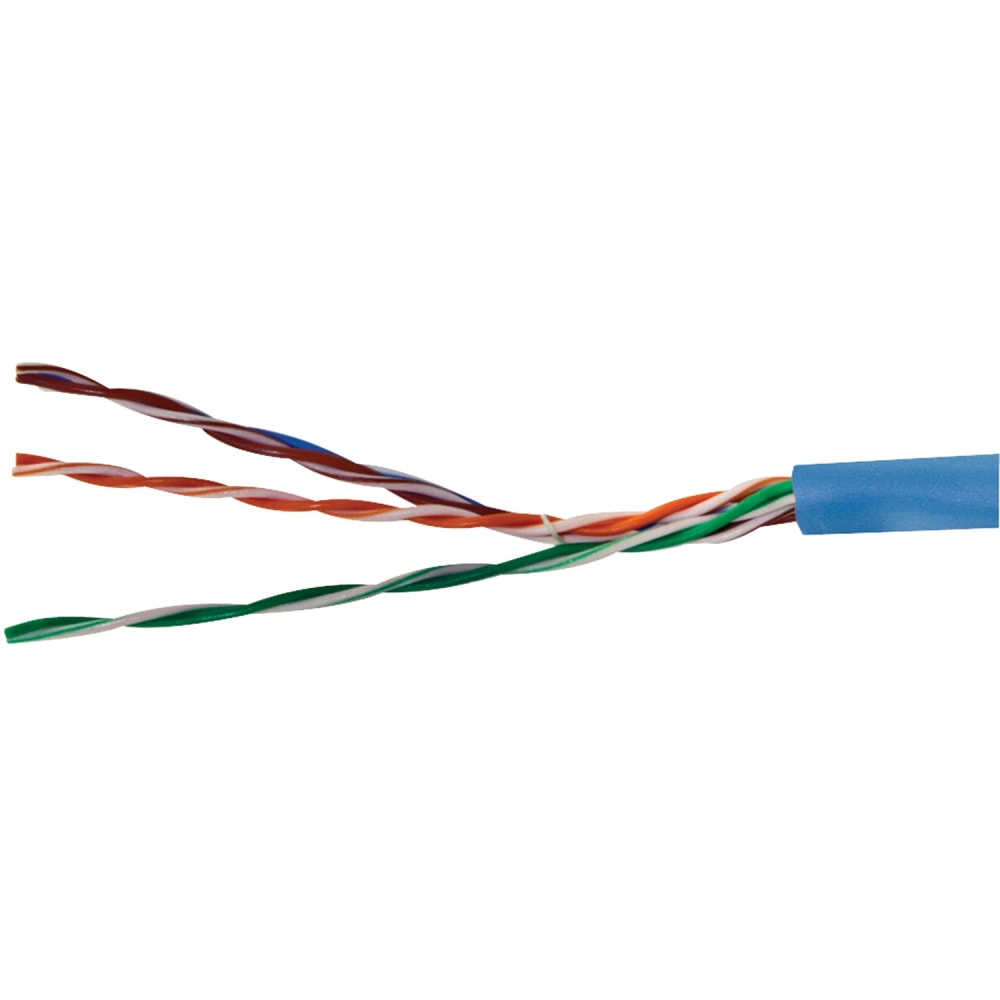 Vericom CAT-5E/UTP Solid Riser CMR Cable, 1,000’, Blue,