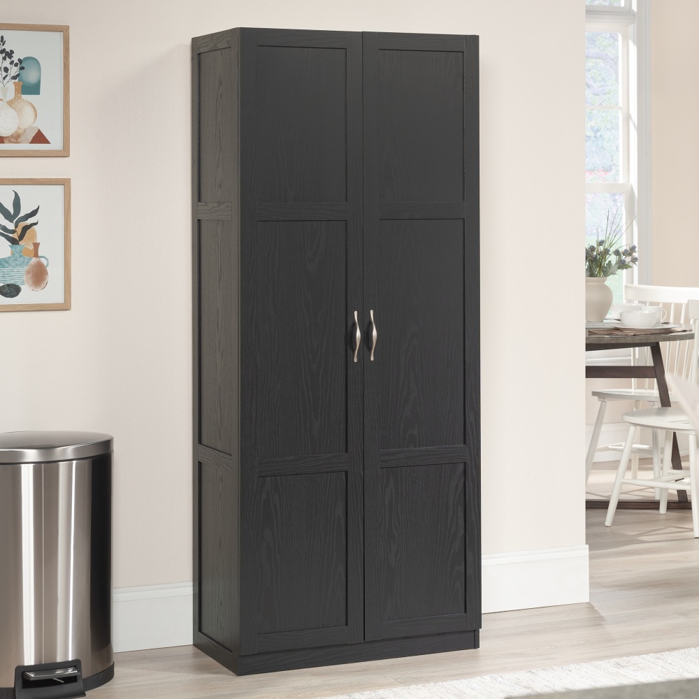 Sauder® Select 30"W Contemporary Storage Cabinet, Black