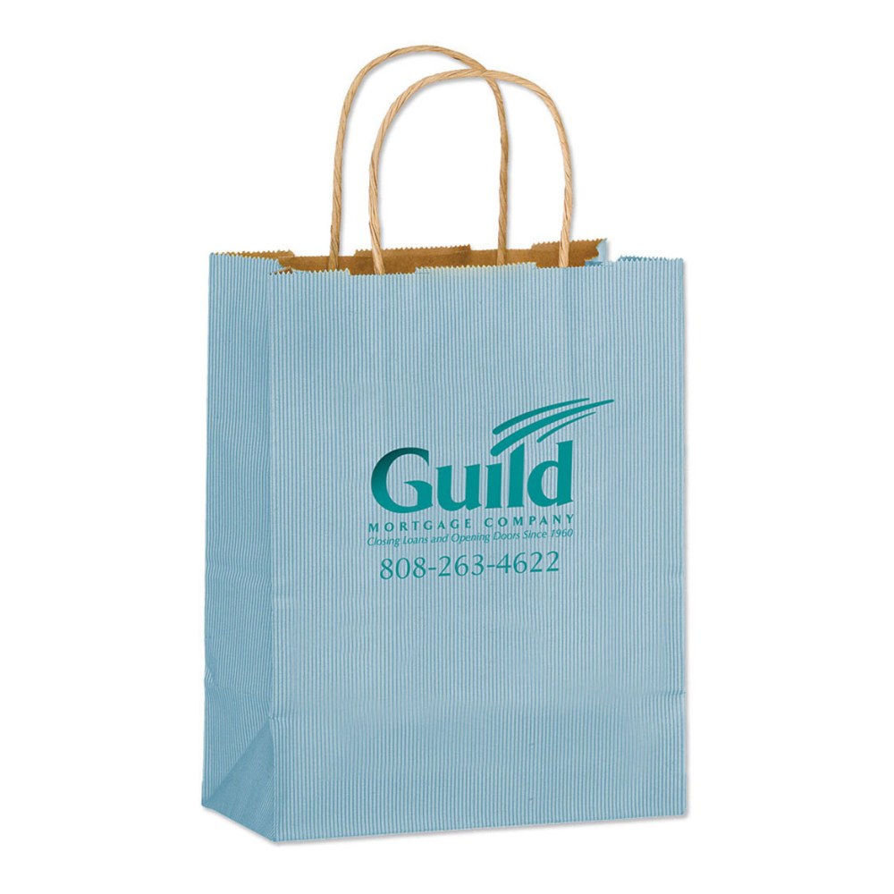 Custom Promotional Matte Finish Paper Bag, 10-1/2"H