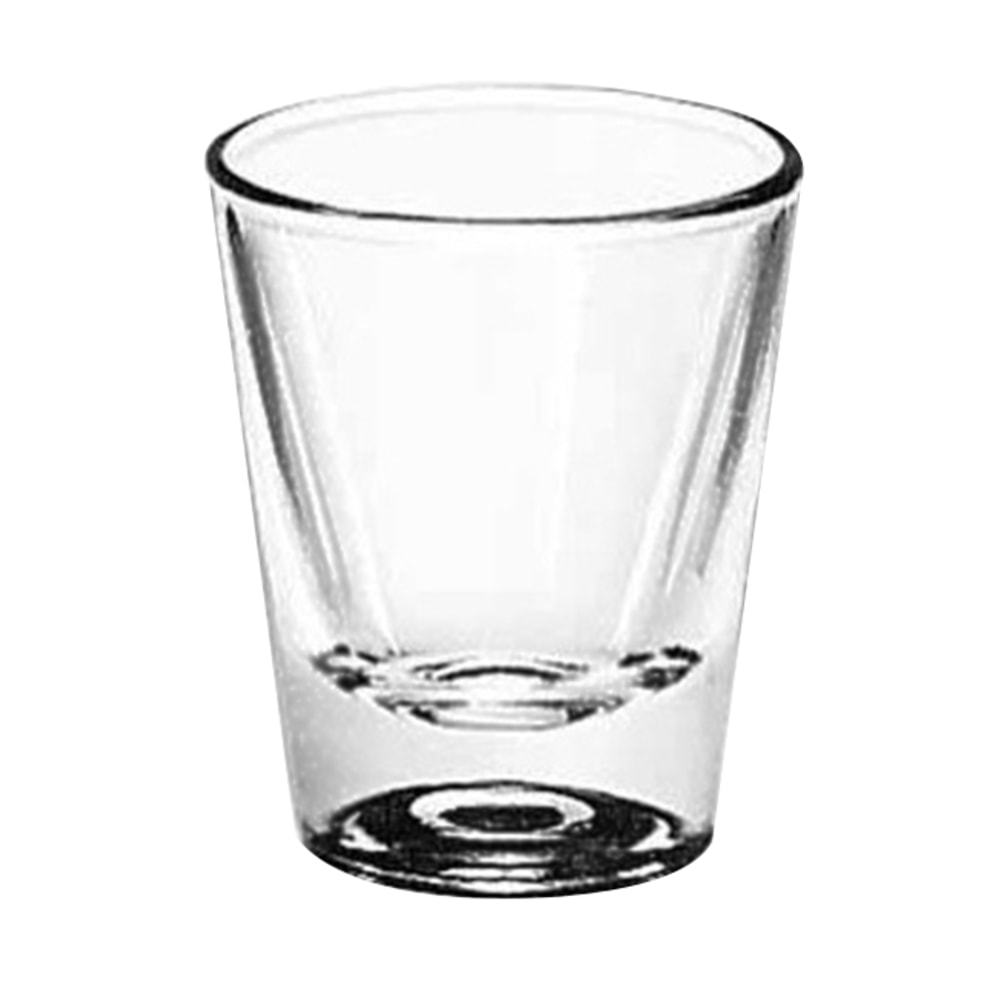 Libbey Glassware Whiskey Shot Glass, 1.25 Oz, Clear,