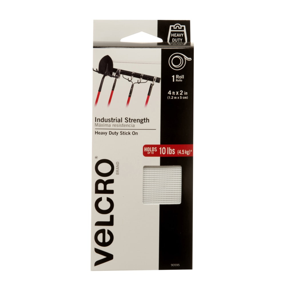 VELCRO® Brand Industrial Strength Tape, 2" x 4&#x27;,