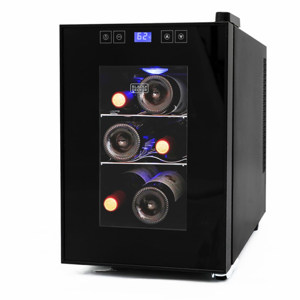 Black+Decker Thermoelectric Wine Cellar, 6-Bottle Capacity,