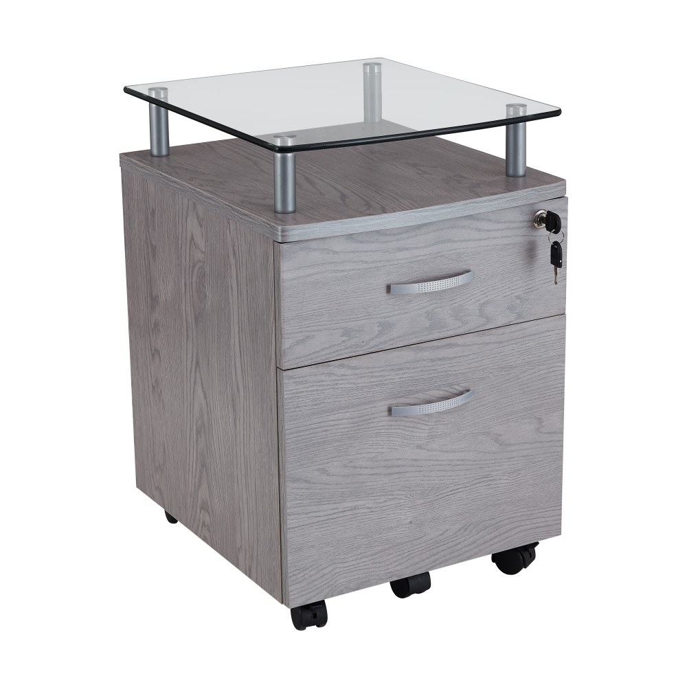 Techni Mobili 15-3/4”W x 17-1/2”D Lateral 2-Drawer Mobile