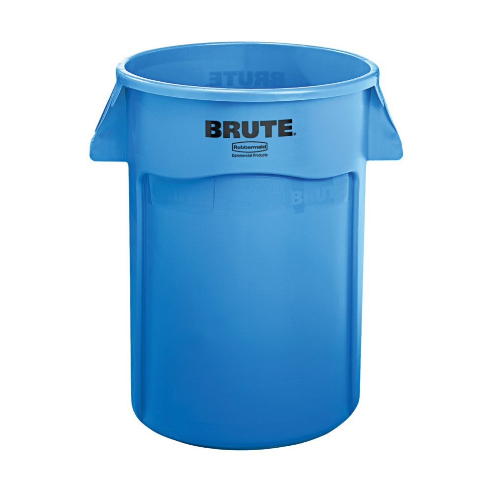Rubbermaid Commercial Brute Vented Trash Receptacle, Round, 44