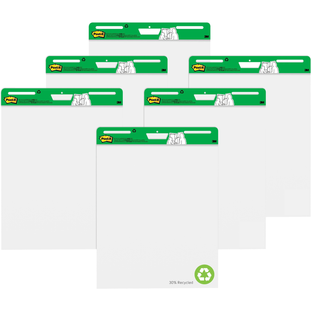 Post-it Super Sticky Recycled Easel Pads, 25 in