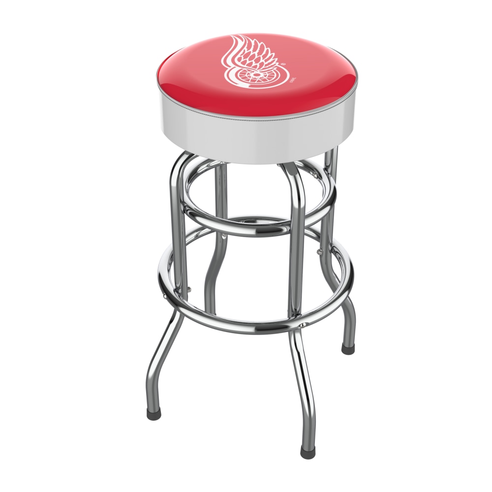 Imperial NHL Backless Swivel Bar Stool, Detroit Red
