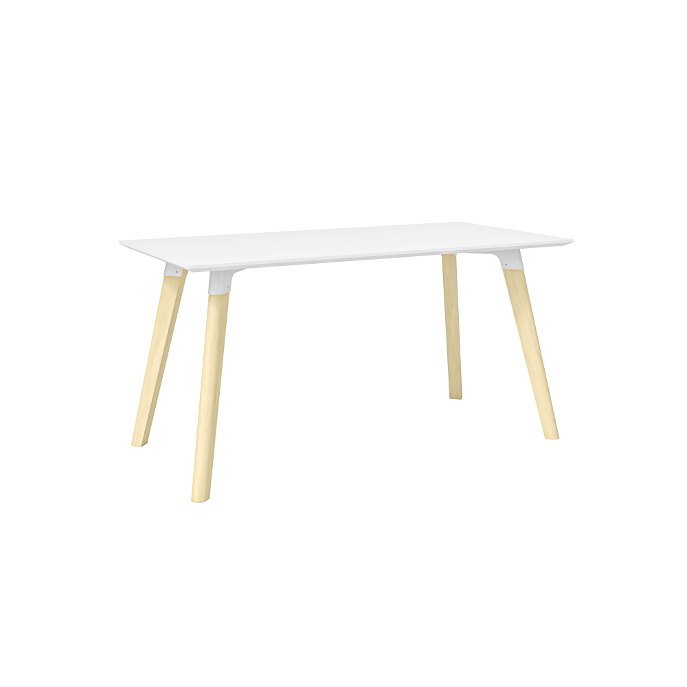 Safco® Resi 60"W Writing Desk, White/Natural