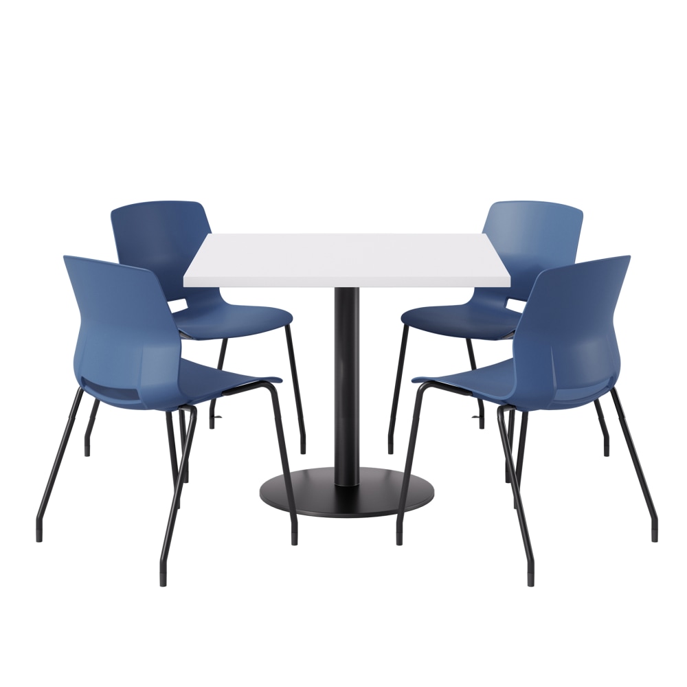 KFI Studios Proof Cafe Pedestal Table With Imme