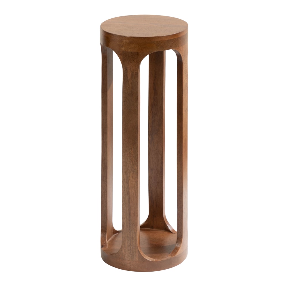 Kate and Laurel Dahl Wood Round Drink Table,