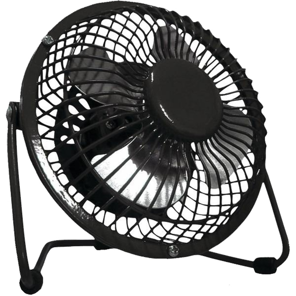 Optimus Personal Fan, 4-1/2"H x 4-7/16"W x 4"D,
