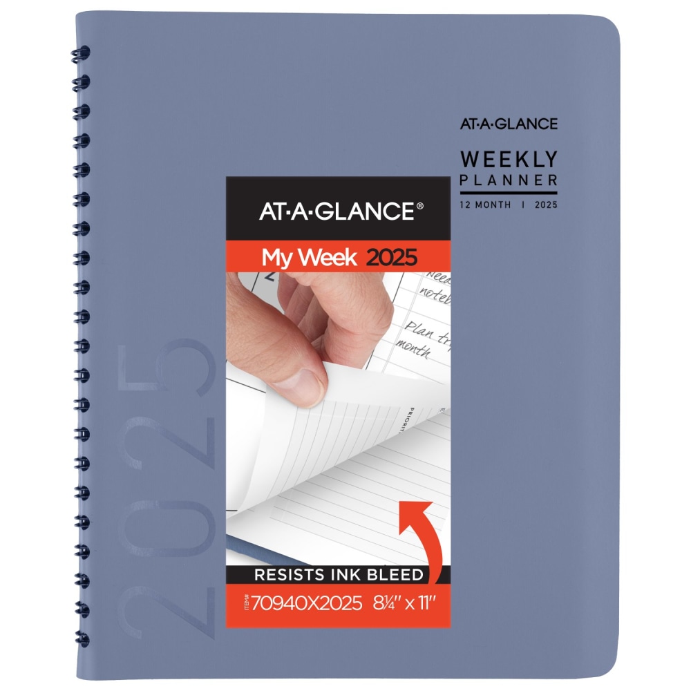 2025 AT-A-GLANCE Contemporary Weekly/Monthly Planner, 8-1/4"