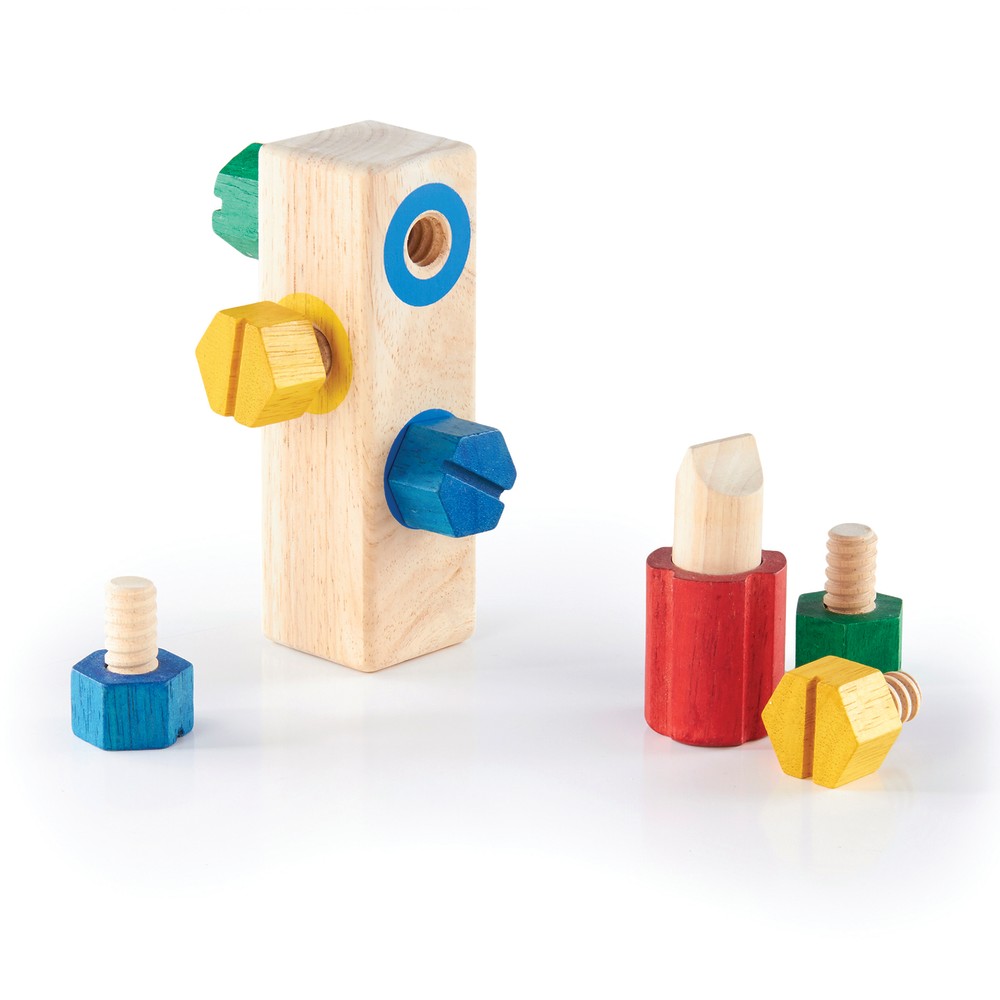 Guidecraft Screw Block™ Manipulative