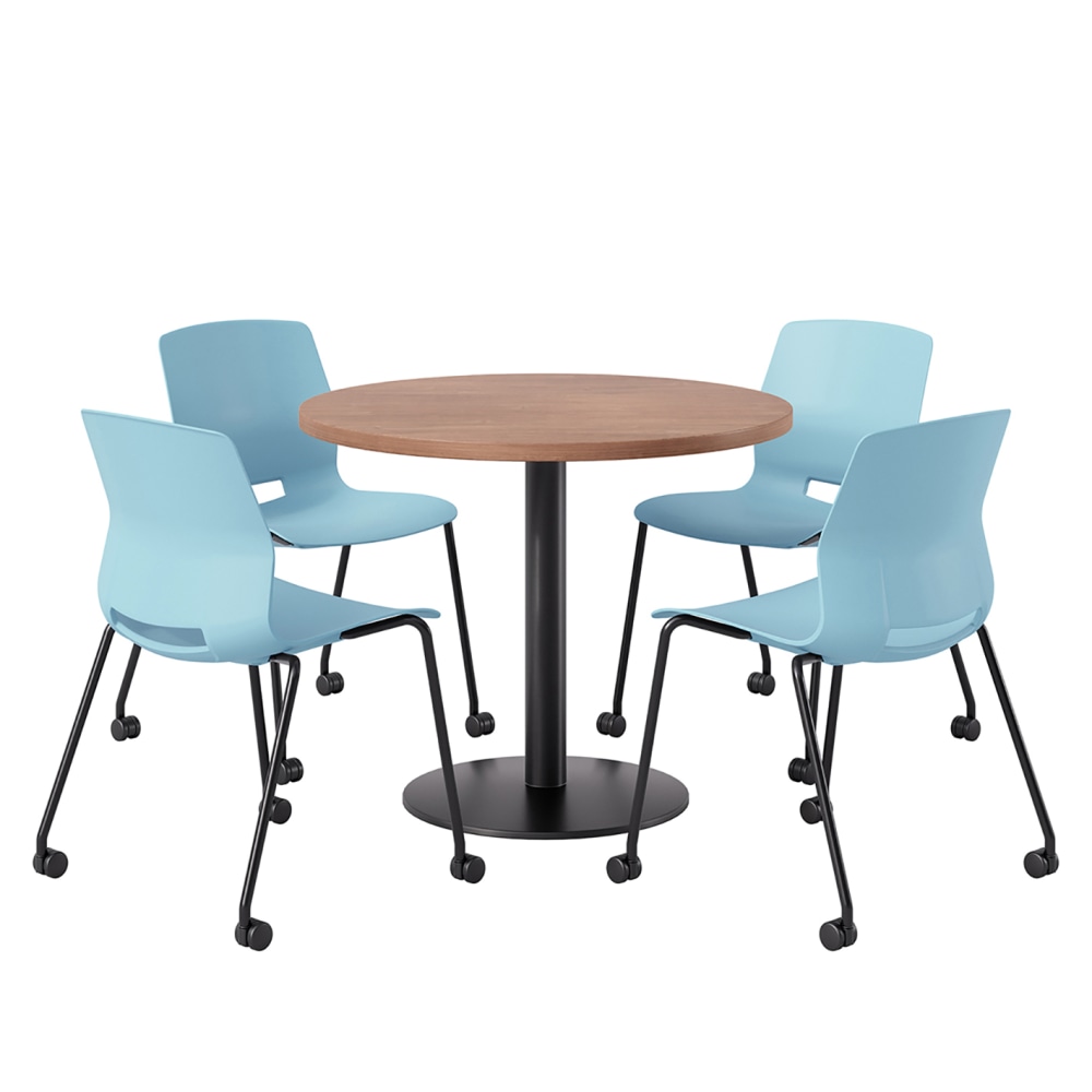 KFI Studios Proof Cafe Round Pedestal Table, Includes