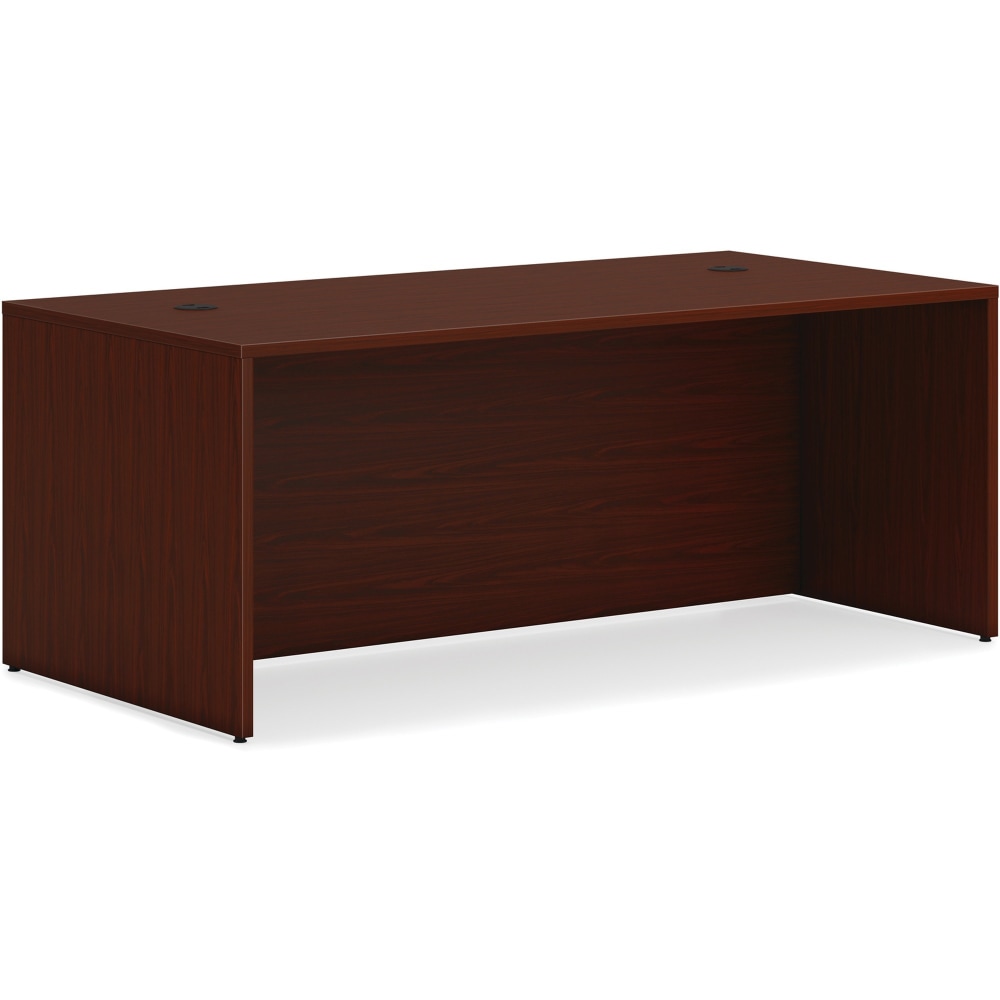 HON Mahogany Laminate Mod Desk Component - Material: