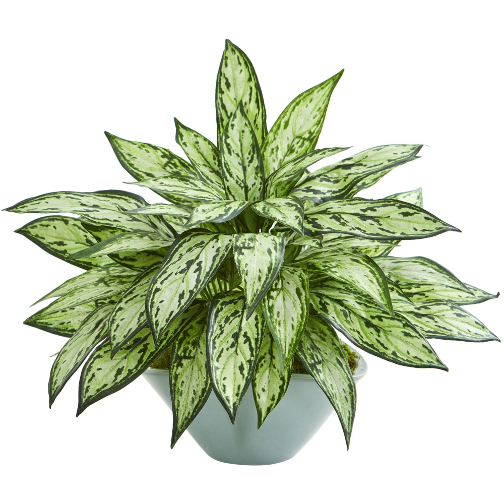 Nearly Natural 16"H Silver Queen Artificial Plant With
