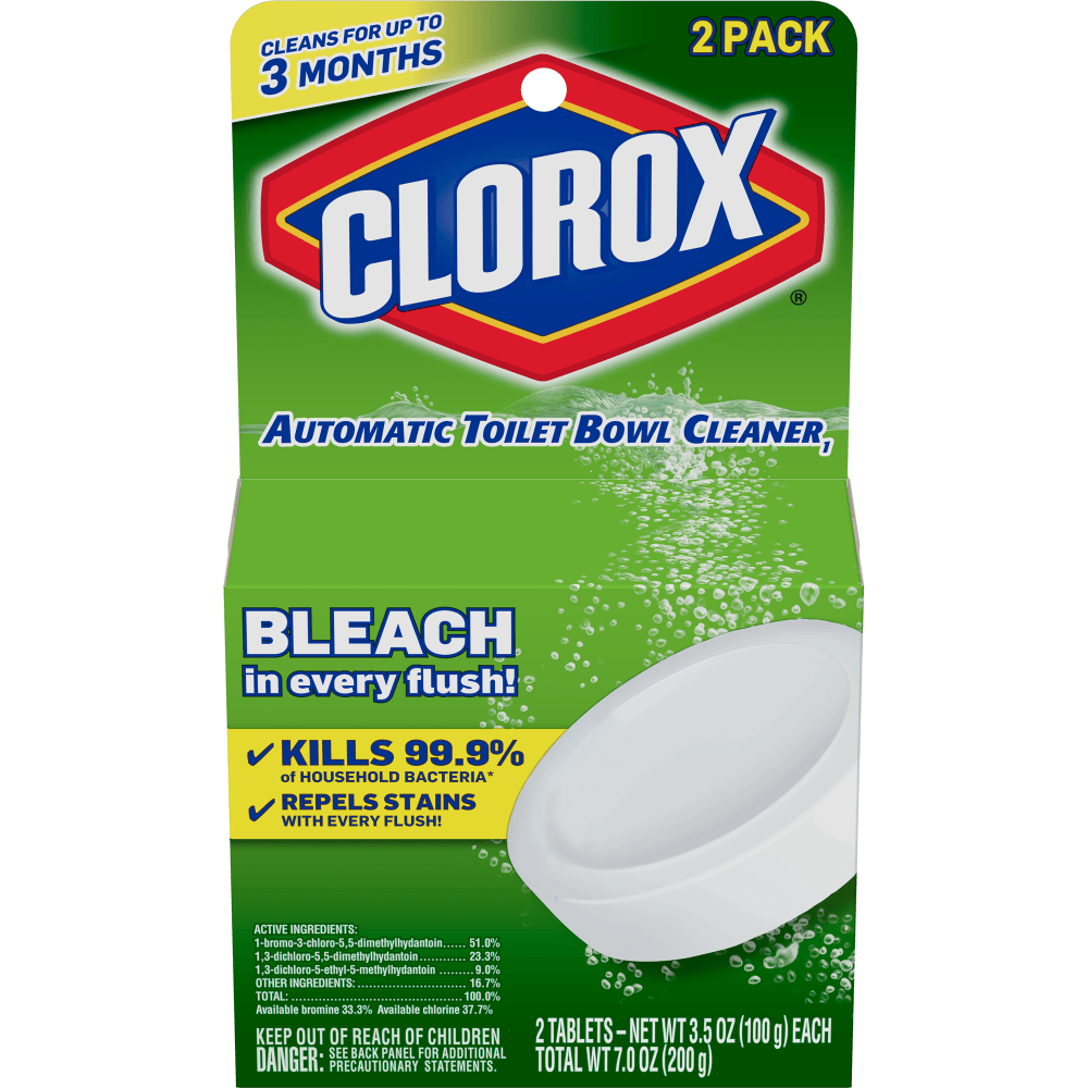 Clorox® Ultra Clean Bleach Toilet Tablets, 3.5 Oz,