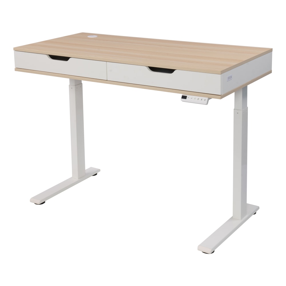 Realspace® Smart Electric 48"W Height-Adjustable Standing