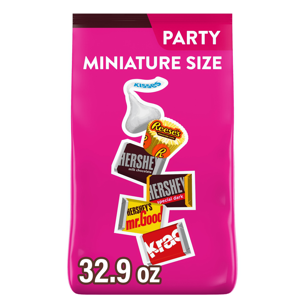 Hershey&#x27;s, Reese&#x27;s, Kisses Milk Chocolate Candy Mini