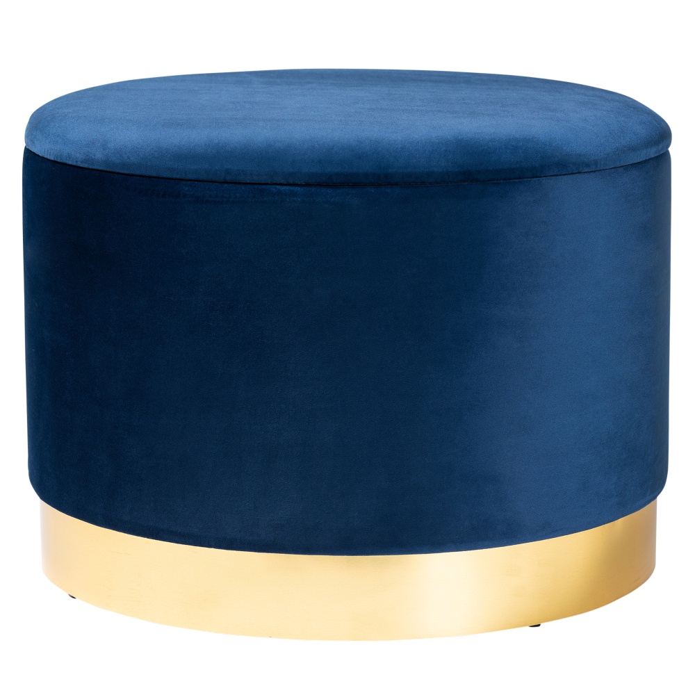 Baxton Studio Glam And Luxe Velvet Upholstered Storage