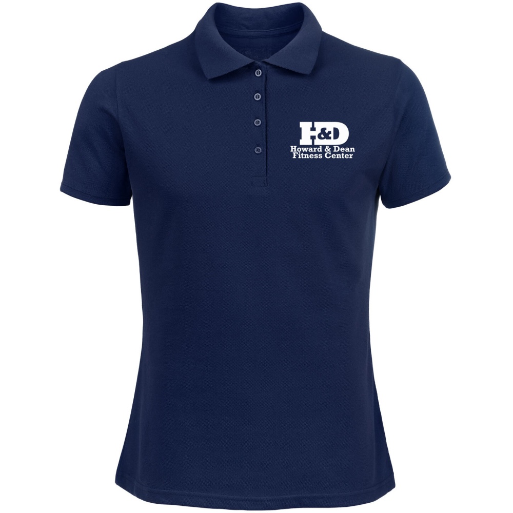 Custom Screen-Printed Ladies 50/50 Polo Shirt