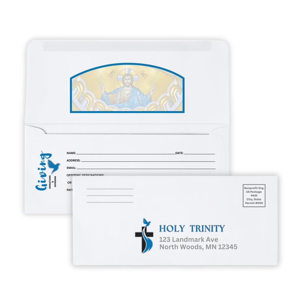 Custom #9 Remittance/Offering And Donation Envelopes, Full Color