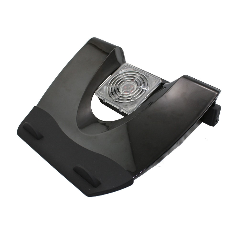 KellyREST™ Notebook Riser With Cooling Fan, Black