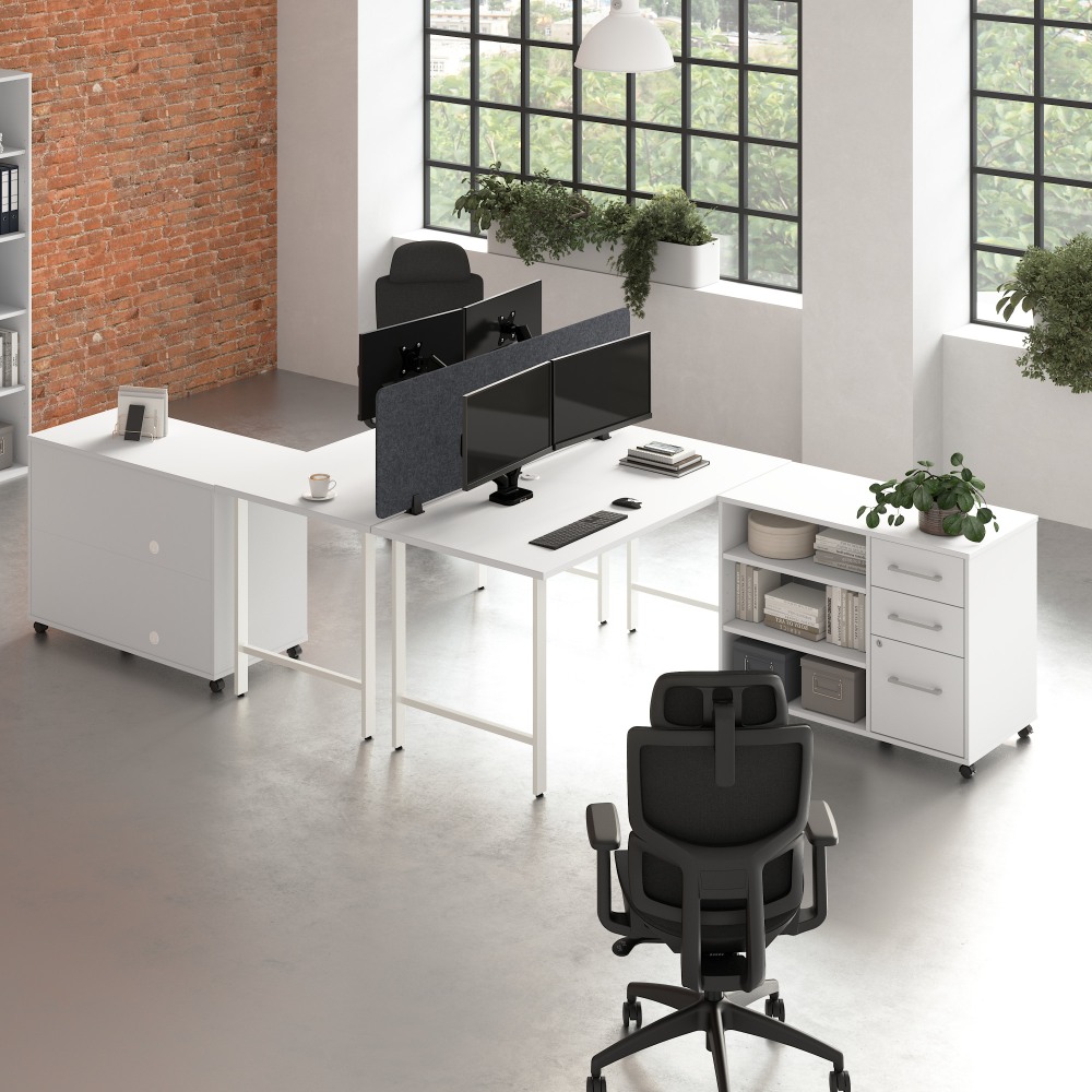 Bush Business Furniture Hustle 2 Person Computer Desk