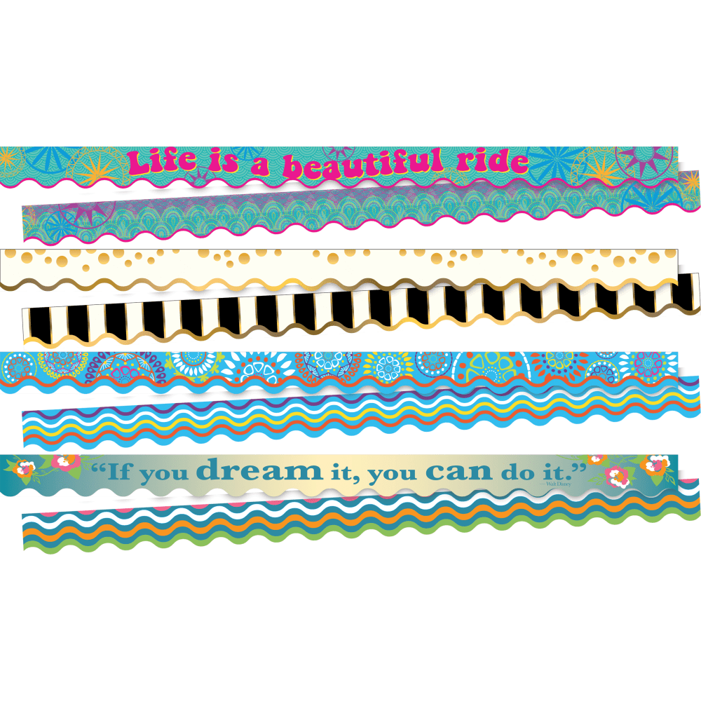 Barker Creek® Double-Sided Scalloped-Edge Border Strips, 2