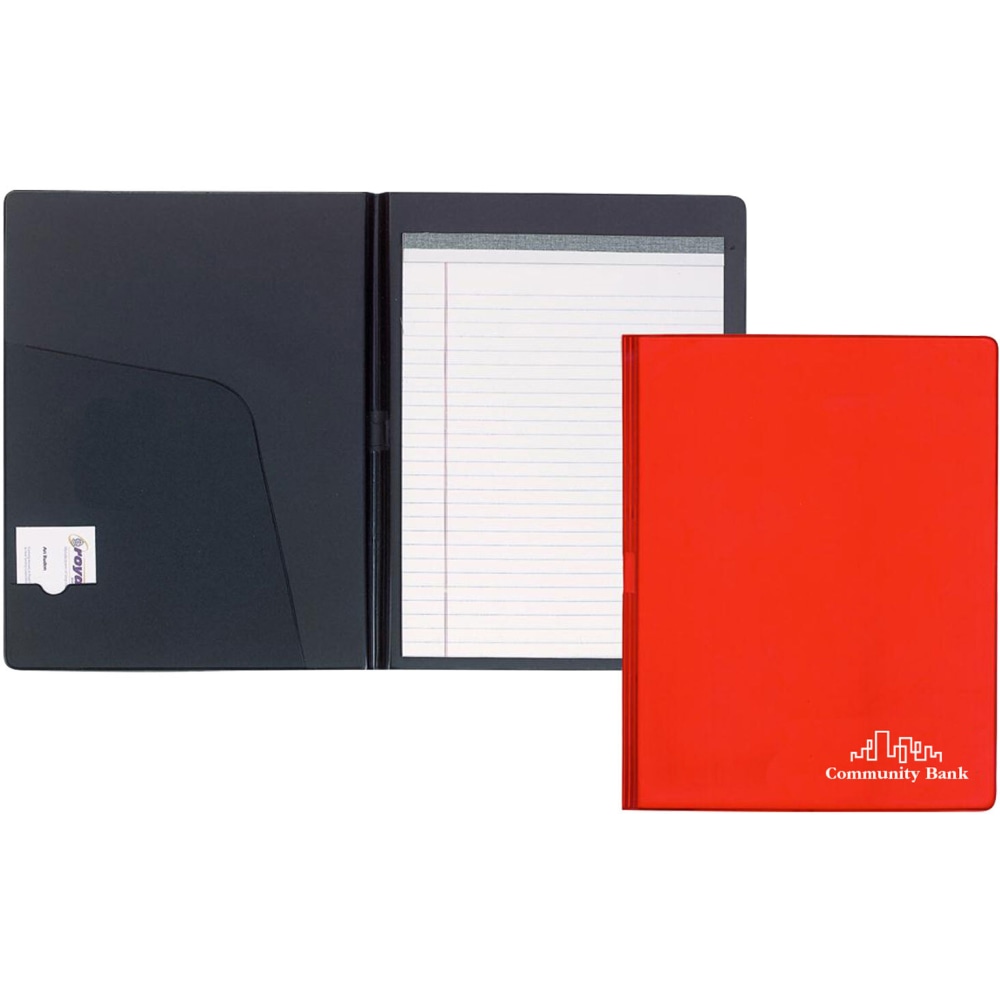 Custom Deluxe Senior-Size Padfolio, 9-5/8" x 12-1/4"