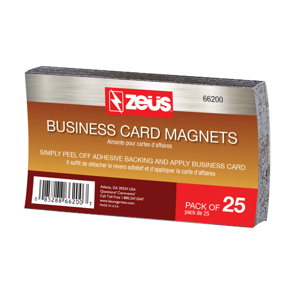 Baumgartens® Business Card Magnets, 2" x 3 1/2",