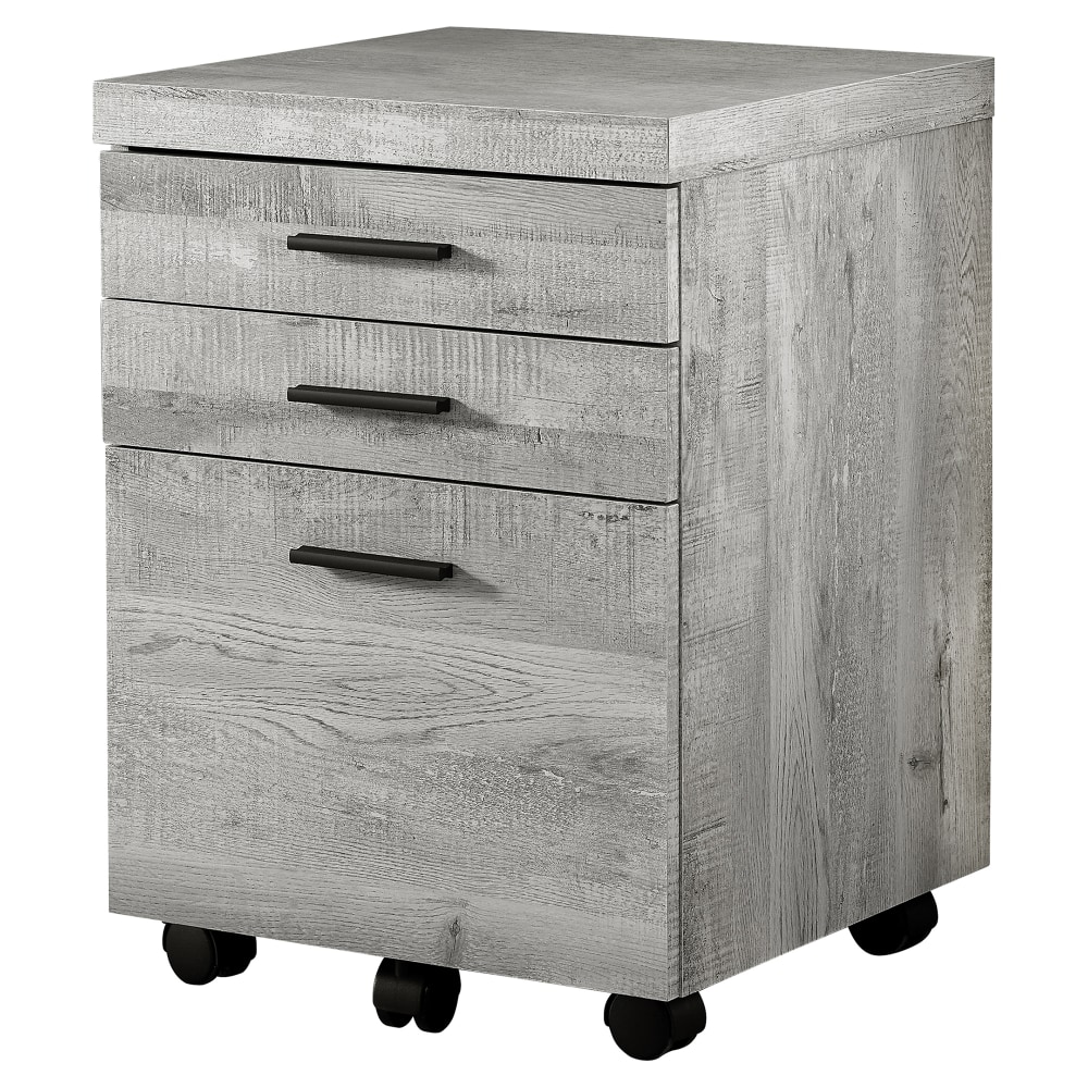 Monarch Specialties 17-3/4"D Vertical 3-Drawer File Cabinet,