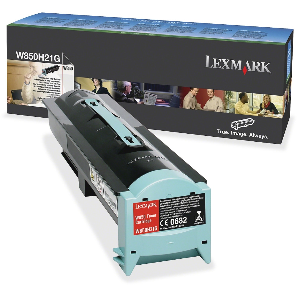 Lexmark™ W850H21G Black High Yield Toner Cartridge