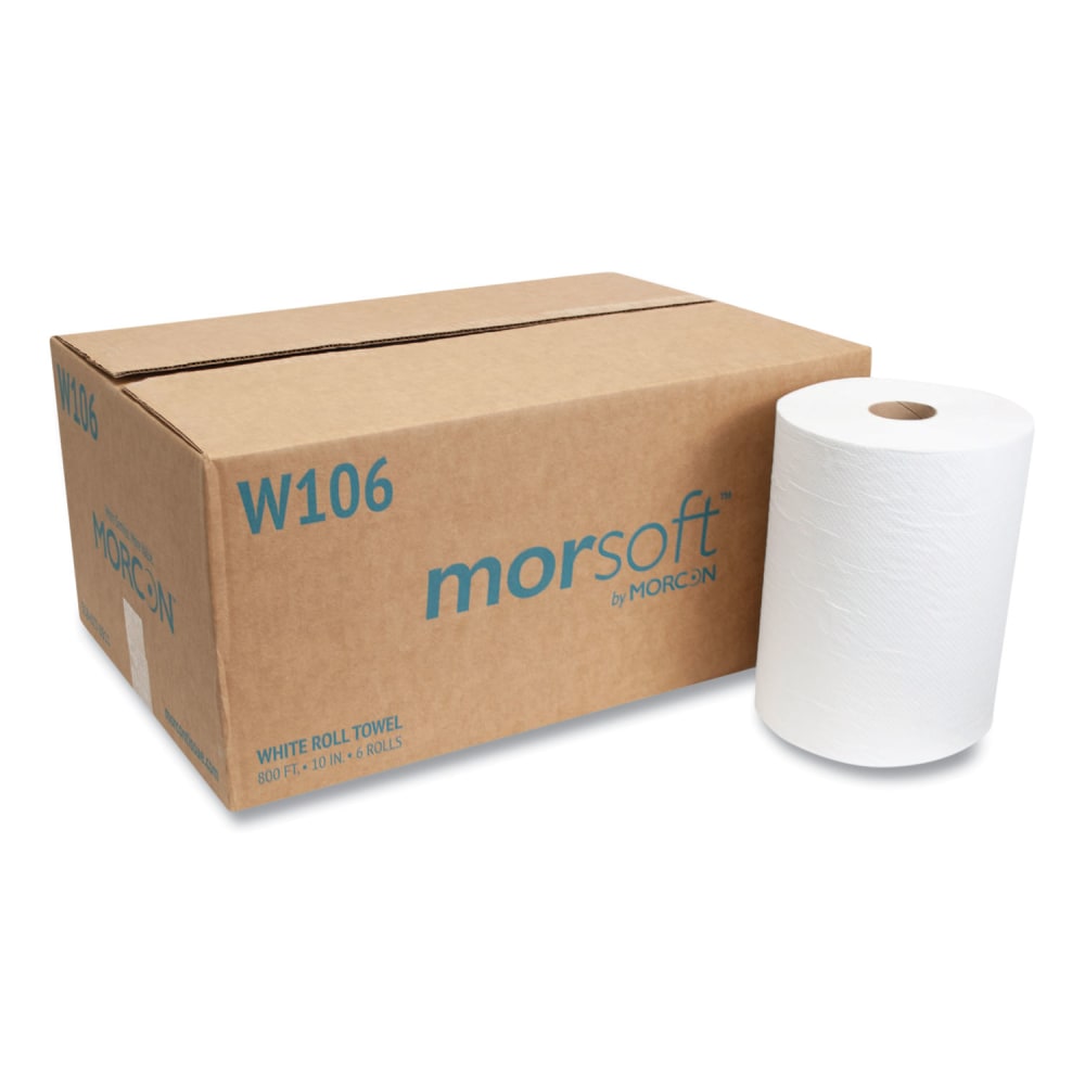 Morcon Tissue 10 Inch Roll Towels, 1-Ply, 10"