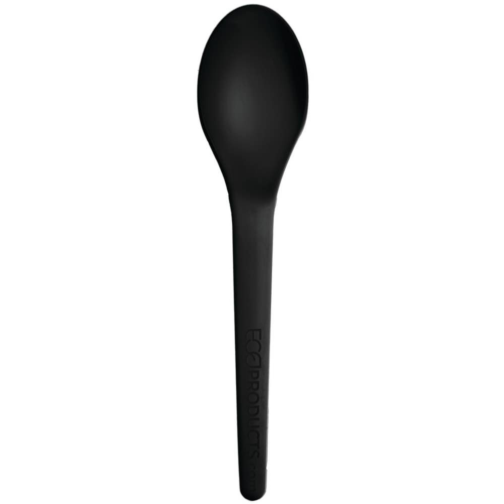Eco-Products Plantware Spoons, 6", Black, Pack Of 1,000